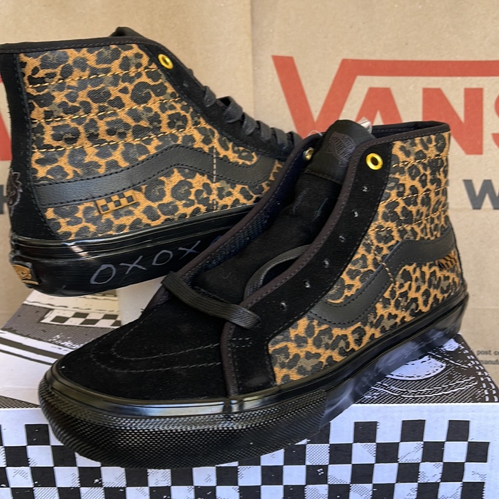 Vans Skate Sk9-Hi Deco Cher Strauberry Cheetah WMNS